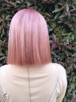 ネオヘアー 曳舟店(NEO Hair)&nbsp;ペールサーモンピンク/似合わせカット/デザインカラー