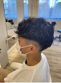 ツーブロック、パーマ