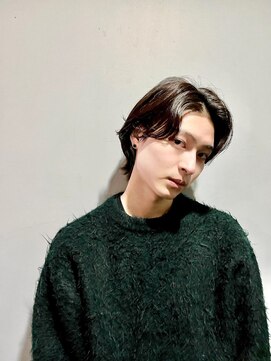 カーニー 上野(kearny) アッシュブラック/マッシュパーマ/ハイライト/ウルフ　[上野駅]