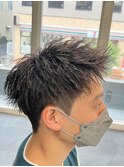 ツイストスパイラルパーマツイストパーマメンズマッシュパーマ