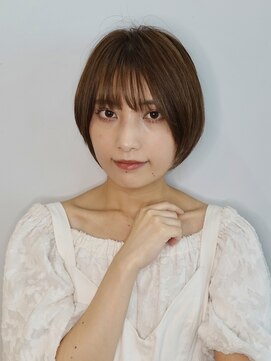 クロト(Clotho) ショートカット/髪質改善縮毛矯正白髪ぼかしレイヤーカラーボブ