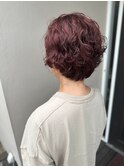 秋色ピンクパーマ☆