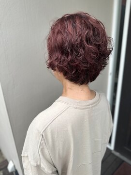 デレディールフィデル(DERE-DIR fidele) 秋色ピンクパーマ☆