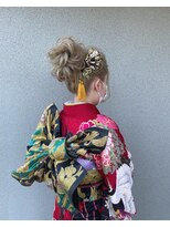 プリュム(Plume) お団子ヘア