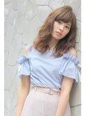 社会人も大学生も前髪パーマとレイヤーカットでエアリーロング
