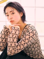 リィベ(Liibe)&nbsp;20代30代40代/アップバングショート/パープルブラック