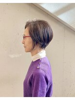 ハルキ ミナト ジャパン オオサカ(HARUKI MINATO japan OSAKA)&nbsp;40代50代小顔似合わせカットくびレイヤーエモージュ大人可愛い