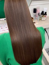 【中性ストレートパーマ】髪質に合わせた薬剤をチョイス。中性域の髪に優しい薬剤で今までに無い質感に★