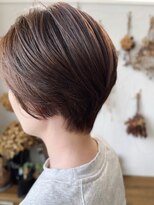 ヘアスタジオ ブリエ(HAIR STUDIO BRILLER)&nbsp;2025 ナチュラルショート　× アプリエ ベージュ カラー髪質改善