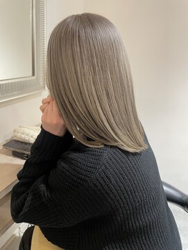 ヘアーブランド ジン フィール(HAIR BRAND Jin feel) 色落ちまで可愛いグレージュカラー