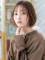 カバーヘア ブリス 上尾西口店(COVER HAIR bliss)&nbsp;マロンブラウンくびれひし形レイヤーカットc5上尾20代30代40代