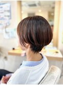 秋のショートボブ