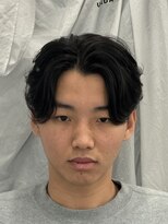 バース 梅田中崎町店(BIRTH)&nbsp;ニュアンスパーマセンターパートフェザーパーマ韓国大阪パーマ