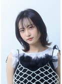 20代30代 大人グレージュ×外ハネレイヤー