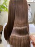 【人気No.1】似合わせカット＋ダメージレスカラー＋内部補修Tr ￥22,000→