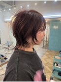 大人可愛いショートレイヤーショートウルフ