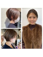 藤居慶子：stylist/@keiko_0813女性らしい丸みショート・ボブ・似合うスタイルをご提案★