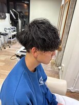 アプシー 南が丘本店(apsee)&nbsp;マッシュパーマ/ツーブロック/黒髪