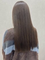 ロウ 札幌(ROW)&nbsp;美髪髪質改善トリートメント/シアーグレージュ/フェミニンロング