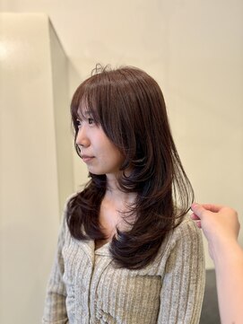 エフィールリアモ(afeel riamo) ワンカールで大人可愛いレイヤーカット