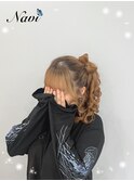 もりもりサイドポニー