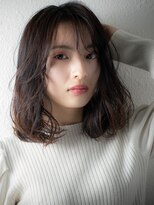 モッズヘア 上尾西口店(mod's hair) 細めハイライトカラーウェットヘア小顔ミディアムu上尾20代30代