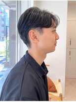 ガーデンヨコハマ(GARDEN YOKOHAMA)&nbsp;メンズカット/センターパート/暗め/メンズパーマ