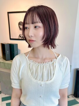 ノエ(noe) くびれヘア/ボブ/レイヤーカット/ダブルカラー/ブリーチ/栄c215