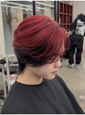 レッドアウターカラーセンターパート