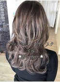 カット ハイライト 白髪ぼかし 小顔パーマ トリートメント