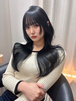 ボタン テンジン(VOTAN tenjin)&nbsp;【杉本大地】韓国ヘア/レイヤーカット/ブルーブラック/天神