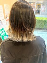 ビ ダーン(be done)&nbsp;外ハネボブ裾カラー