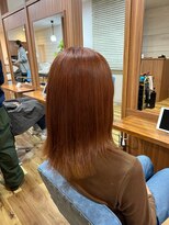 ビーチ ヘア メイク 綱島店(BEACH hair make)&nbsp;ブリーチありオレンジブラウン