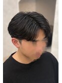 MEN’S HAIR/サーフカール/刈り上げセンターパート/津田沼