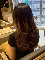 ヘアリゾート粋 ティガ 池袋店(tiga)&nbsp;艶髪レイヤーカット/髪質改善/ストレート/ブラウン