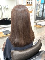 ヘアアンドメイク 心座(hair&make)&nbsp;髪質改善×白髪染め 艶ストレート