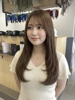 チオ(Chio)&nbsp;【富山】艶ベージュの上品レイヤーセミロング