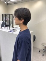 ユニ 江坂(Uni.)&nbsp;センターパート　曲がる縮毛矯正　メンズ縮毛矯正