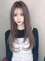 ロッソ 大橋店(Rosso)&nbsp;アッシュブラウンのさらりロング【大橋】