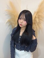 イロ ジェイアール JR奈良店(IRO) 韓国風ロング×艶髪ストレート×シースルーバング