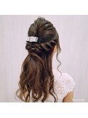 ハーフアップ ×ノットヘアー【Alushe心斎橋】