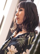 サンディーズ(Sandees)&nbsp;ウェーブボブミディアムレイヤー大人かわいいハイライト