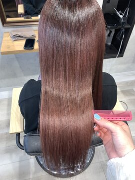 ラフトーキョウセカンド(RAF TOKYO 2nd) 【RAFTOKYO 2nd Rina 】艶カラー×髪質改善