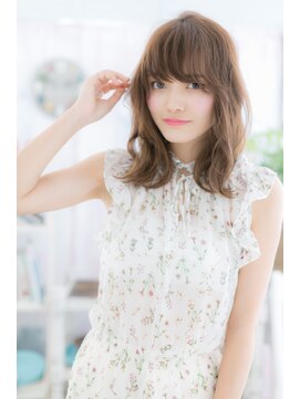 ミック ヘアアンドメイク アップ 駒込店(miq Hair&Make up) こなれアンニュイヘア*ダークアッシュくびれミディb1