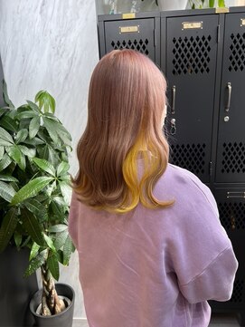 ヴァイス 渋谷店(VAICE) ～浦島坂田船～推しカラー　ピンクベージュ×イエロー