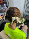 ヘアセット/ヘアメイク/巻きおろし/逆毛/卒業式[新宿/新宿駅]