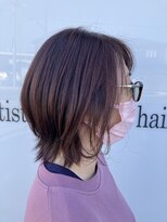 アッシュ アーティスティック スタジオ オブ ヘア(Ash artistic studio of hair)&nbsp;ピンク×ナチュラルハイライト