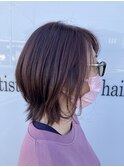 ピンク×ナチュラルハイライト