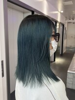 ゲーム 原宿店(GAME)&nbsp;ブリーチインナーカラーイエローカラー前髪カットトリートメント