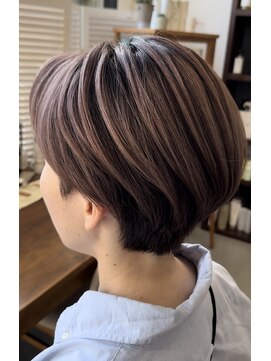 ヘアーアンドメイク グルック(hair&make Gluck) シャドウルーツxピンクベージュ